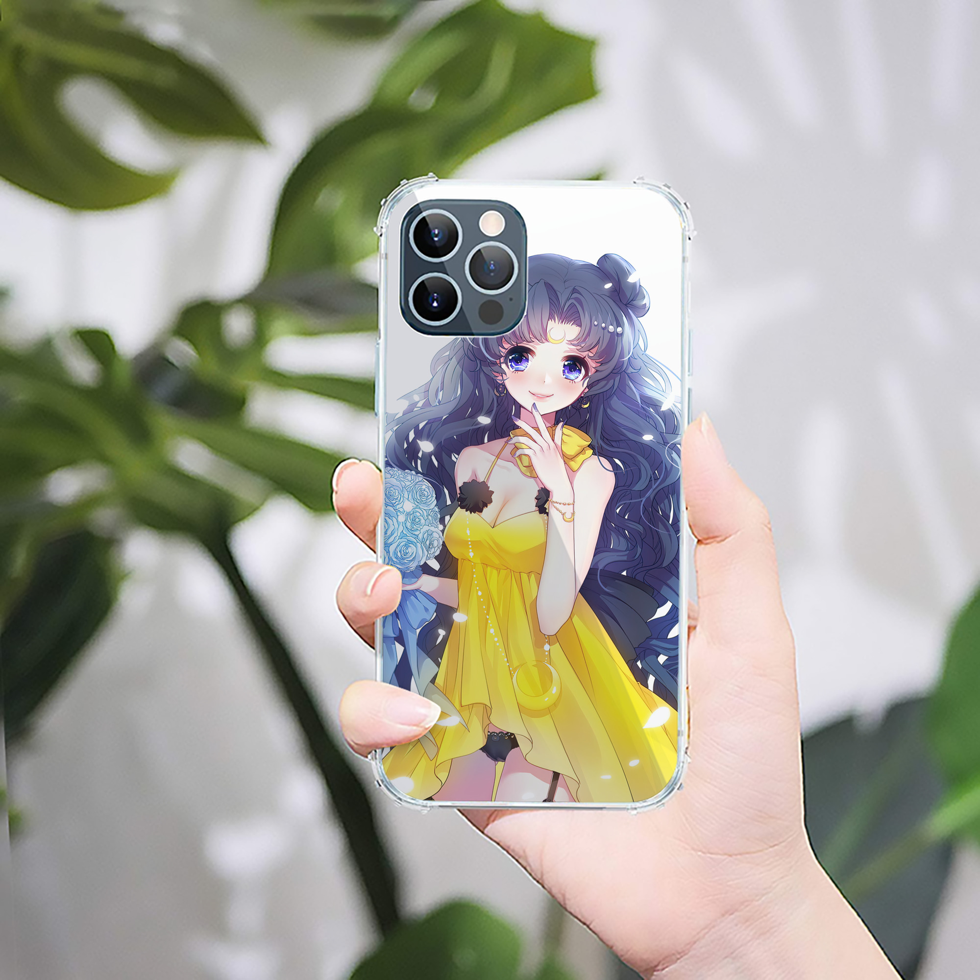 （画像用） 美少女戦士セーラームーン Sailor Moon 【iPhone 12シリーズ対応】透明スマホケース（クリアソフトケース）